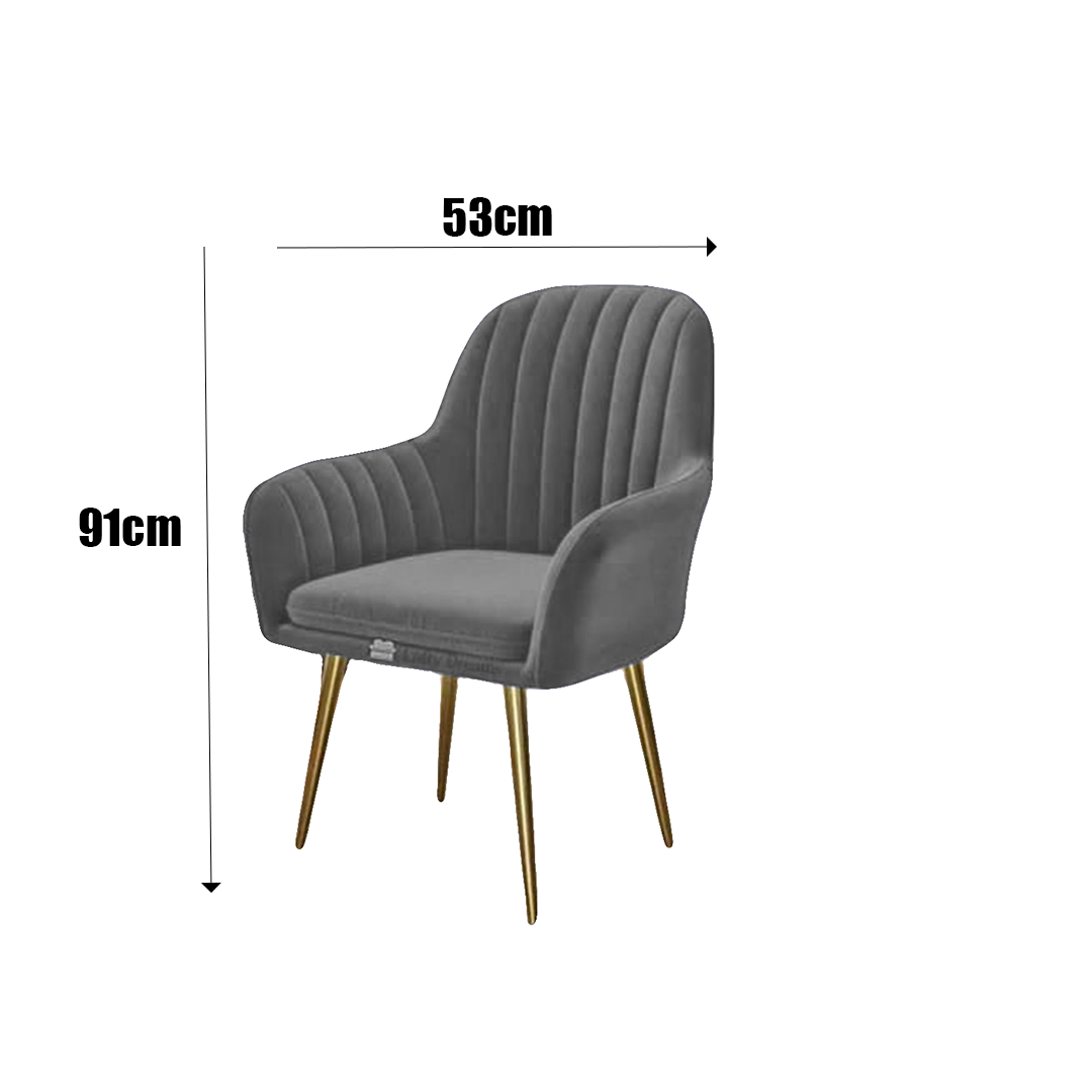 Product Thumbnail 8 of Genesis Muse Chair Velvet Fabric 1