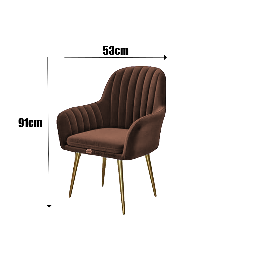 Product Thumbnail 6 of Genesis Muse Chair Velvet Fabric 1